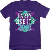 Party Like It's 2001 Arizona Baseball Purple Inn The Clutch